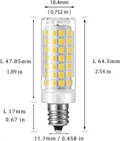 img 3 attached to 💡 Candelabra Chandelier Replacement Bulb, Dimmable Equivalent