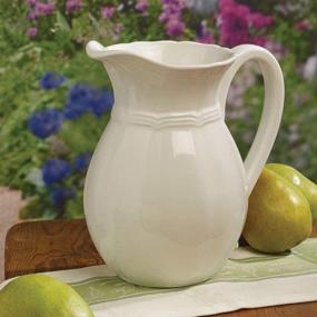 img 2 attached to 47 Ounce Mikasa French 🍷 Countryside Pitcher - Perfect for Country-style Serving