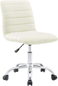 img 4 attached to Modway Ripple Office Chair White Furniture