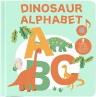 📚 книга песен для детей "динозавры абв от cali's books: интерактивные звуки для младенцев и малышей от 1 до 4 лет. лучшая обучающая игрушка для детей! логотип