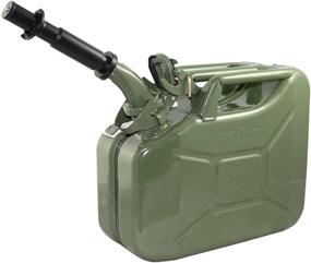 img 3 attached to Wavian USA JC0010KVS Authentic NATO Jerry Fuel Can And Spout System Khaki (10 Litre)