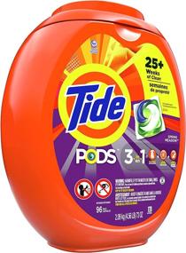 img 3 attached to 🌼 Tide PODS High Efficiency Laundry Detergent Soap, Spring Meadow Scent, 96 Count