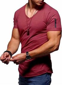 img 4 attached to 👕 Stylish Summer Casual T-Shirts for Men - Wielsscca Clothing