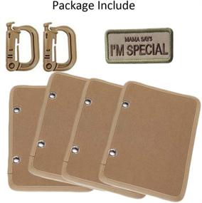 img 1 attached to 📚 Efficient Flip-Page Patch Book: Tactical Patches Organizer & Display Board in Black - Organize and Showcase Your Collection with Removable Ring Binders