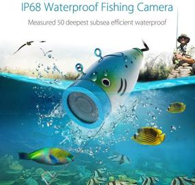 img 2 attached to 🎣 Hunt for Fish with Eyoyo Brand HD 1000TVL Camera & 7" HD Monitor: Ideal for Ice, Sea, and River Fishing with Enhanced Infrared Light