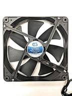 optimized for seo: waterproof ip67 high airflow 140mm (140x140x25) fan by coolerguys logo