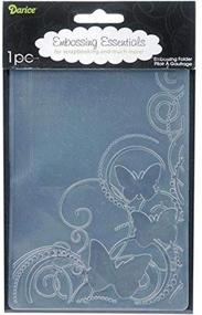 img 3 attached to 🦋 Darice 1216-64 Embossing Folder, 4.25 x 5.75-Inch, Butterfly Swirls