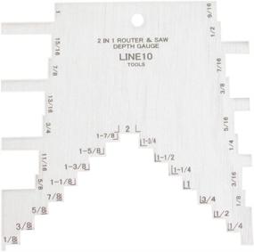 img 4 attached to 📐 Enhance Precision with the Versatile 2 in 1 Step Depth Gauge for Router and Table Saw