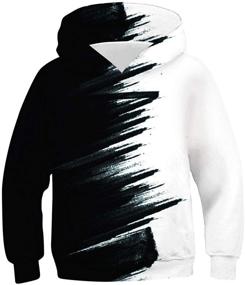 img 4 attached to Sweatshirts Dinosaur Hoodies Pullover Without Boys' Clothing for Fashion Hoodies & Sweatshirts