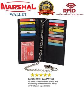 img 3 attached to 👝 Bifold Genuine Leather Men's Accessories: Wallets Designed for Optimal Blocking