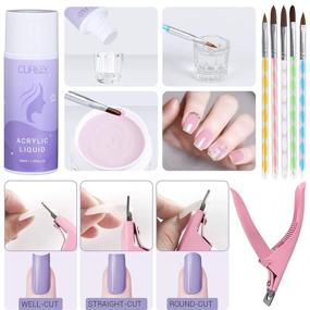 img 1 attached to 💅 CURKEY 119 in 1 Acrylic Nail Kit - 36 Colors Nail Glitter Acrylic Powder and Liquid Set with Nail Art Tools for Beginners - Professional Nail Kit Set with Complete Supplies for Nails