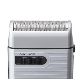 img 1 attached to Silver Panasonic Men's Shaver ES-RS10-S for Travel, DC3V 🪒 (Japan Model) - Powered by 2 x AA Alkaline Batteries