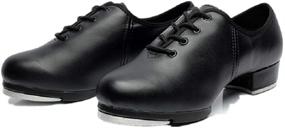 img 1 attached to Synthetic Oxford Dance Shoes for Adults by BeiBestCoat