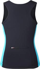 img 2 attached to Beroy Women's Pursuit Tri Tank Top and Cycling Shorts Jerseys