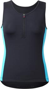 img 3 attached to Beroy Women's Pursuit Tri Tank Top and Cycling Shorts Jerseys