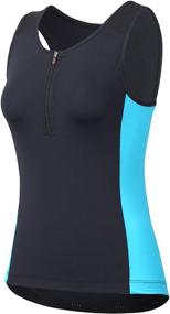 img 4 attached to Beroy Women's Pursuit Tri Tank Top and Cycling Shorts Jerseys