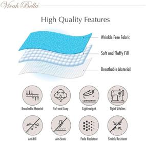 img 1 attached to 🛏️ King Size Quilt Bedding Set by Virah Bella - Mountain Cabin Gray Print Lightweight Reversible Quilt with 2 Matching Pillow Shams - Cozy & Beautiful Lodge-Themed Bedding