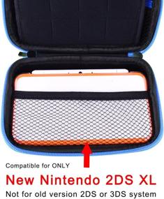 img 2 attached to 💙 Blue Protective Storage Case for New Nintendo 2DS XL by AUSTOR: Ultimate Carrying Solution