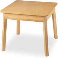 versatile melissa & doug wooden square table: ideal for kids' furniture and playroom furnishings logo