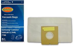 img 3 attached to 🧹 EnviroCare Replacement Micro Filtration Vacuum Bags for Samsung Canisters 5500,6013,7049,7700, 5 Pack - High-Quality Filtration Solution for Your Samsung Canister Vacuum