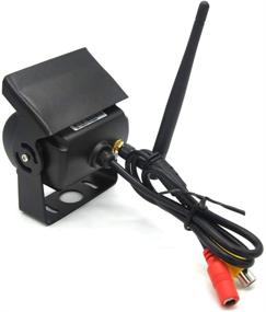img 1 attached to 📷 Upgraded Wireless Rear View Camera with 7'' LCD Reversing Monitor Display for Waste Truck, Crane, Bulldozer, Combine, Cotton Picker, Tractor, Excavator - Wireless Backup Camera by Padarsey