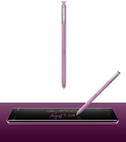img 1 attached to 🖊️ Улучшите свой опыт использования Galaxy Note 9 с помощью стилуса Afeax Touch S Pen в ярком фиолетовом цвете.