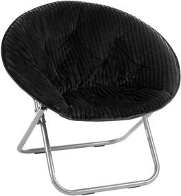 img 4 attached to Urban Shop Corduroy Saucer Chair