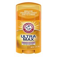 💪 arm & hammer ultra max deodorant, powder fresh, solid, 1 oz logo