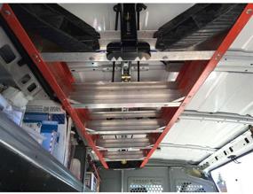 img 1 attached to 🧰 Optimize Ladder Storage with the JET Rack Van Interior Ladder Storage System - Efficient Storage Solutions