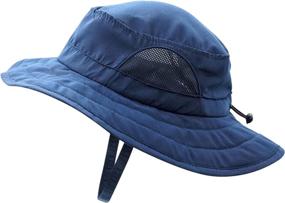 img 4 attached to 🧢 Connectyle Kids Sun Hat with Wide Brim and UPF 50+ Sun Protection for Beach Play and Outdoor Activities