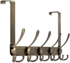 img 4 attached to Antique Stainless Hanging Bathroom Organizer: Effortlessly Elegant Storage Solution