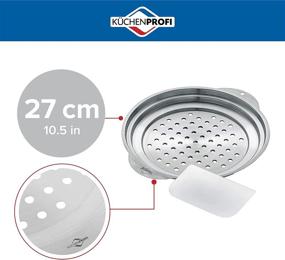 img 3 attached to Efficient Stainless-Steel Küchenprofi Spaetzle Lid and Scraper - Perfect Dumpling and Noodle Maker