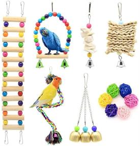 img 4 attached to DOMIGLOW Bird Toys Parakeets Accessories