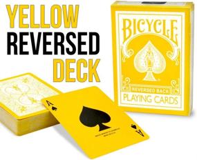 img 2 attached to 🃏 Experience the Magic: Yellow Playing Cards Bicycle Deck by Magic Makers