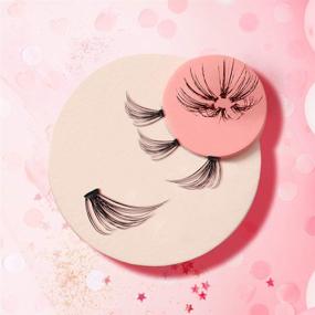 img 2 attached to Ardell Faux Mink Individuals Medium Black 4 Pack: Natural-looking False Eyelashes for Flawless Eye Makeup