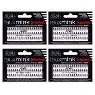 ardell faux mink individuals medium black 4 pack: natural-looking false eyelashes for flawless eye makeup logo