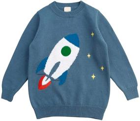 img 2 attached to LeeXiang Reindeer Pullover Sweaters: Stylish Boys’ Clothing for Cozy Sweater Season