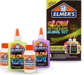 img 4 attached to 🔬 Explore the Fun with Elmers Glow In The Dark Slime Kit - 2062242! Discover Novelty & Gag Toys