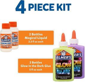 img 3 attached to 🔬 Explore the Fun with Elmers Glow In The Dark Slime Kit - 2062242! Discover Novelty & Gag Toys