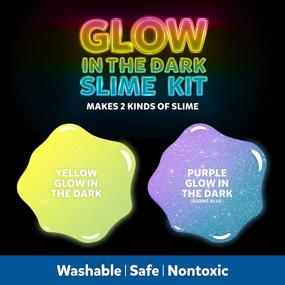 img 2 attached to 🔬 Explore the Fun with Elmers Glow In The Dark Slime Kit - 2062242! Discover Novelty & Gag Toys