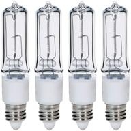 gmy 4pack candelabra dimmable halogen: enhance your space with effortless ambience logo