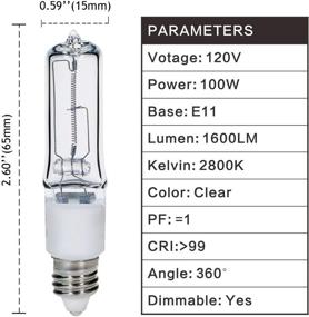 img 2 attached to GMY 4Pack Candelabra Dimmable Halogen: Enhance Your Space With Effortless Ambience