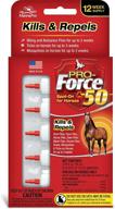 🐴 manna pro pro-force 50 spot-on fly control for horses, 6 count: get effective defense against flies! логотип