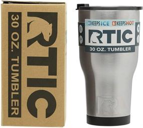 img 4 attached to 🥤 RTIC 30 Oz Tumbler: Ultimate Insulated Cup for On-the-Go Hydration and Beverages