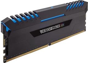 img 1 attached to 💡 CORSAIR VENGEANCE RGB 16GB (2x8GB) DDR4 2666MHz C16 Black Desktop Memory