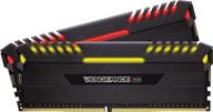 💡 corsair vengeance rgb 16gb (2x8gb) ddr4 2666mhz c16 black desktop memory логотип