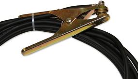 img 2 attached to 🔌 LOTOS GC01 19-Foot Ground Cable with 10-25 Ground Clamp for Plasma Cutter LTP5000D LT5000D CT520D LTPDC2000D LTP6000 TIG Welder TIG140 and MIG Welder MIG140, Black, Designed for Normal Load