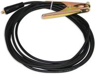 🔌 lotos gc01 19-foot ground cable with 10-25 ground clamp for plasma cutter ltp5000d lt5000d ct520d ltpdc2000d ltp6000 tig welder tig140 and mig welder mig140, black, designed for normal load logo