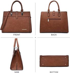 img 2 attached to Womens Handbag Shoulder Satchel Briefcase Women's Handbags & Wallets in Satchels