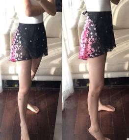 img 2 attached to Stylish Limiles Girls Chiffon Ballet Skirt: Premium Quality Girls' Clothing
